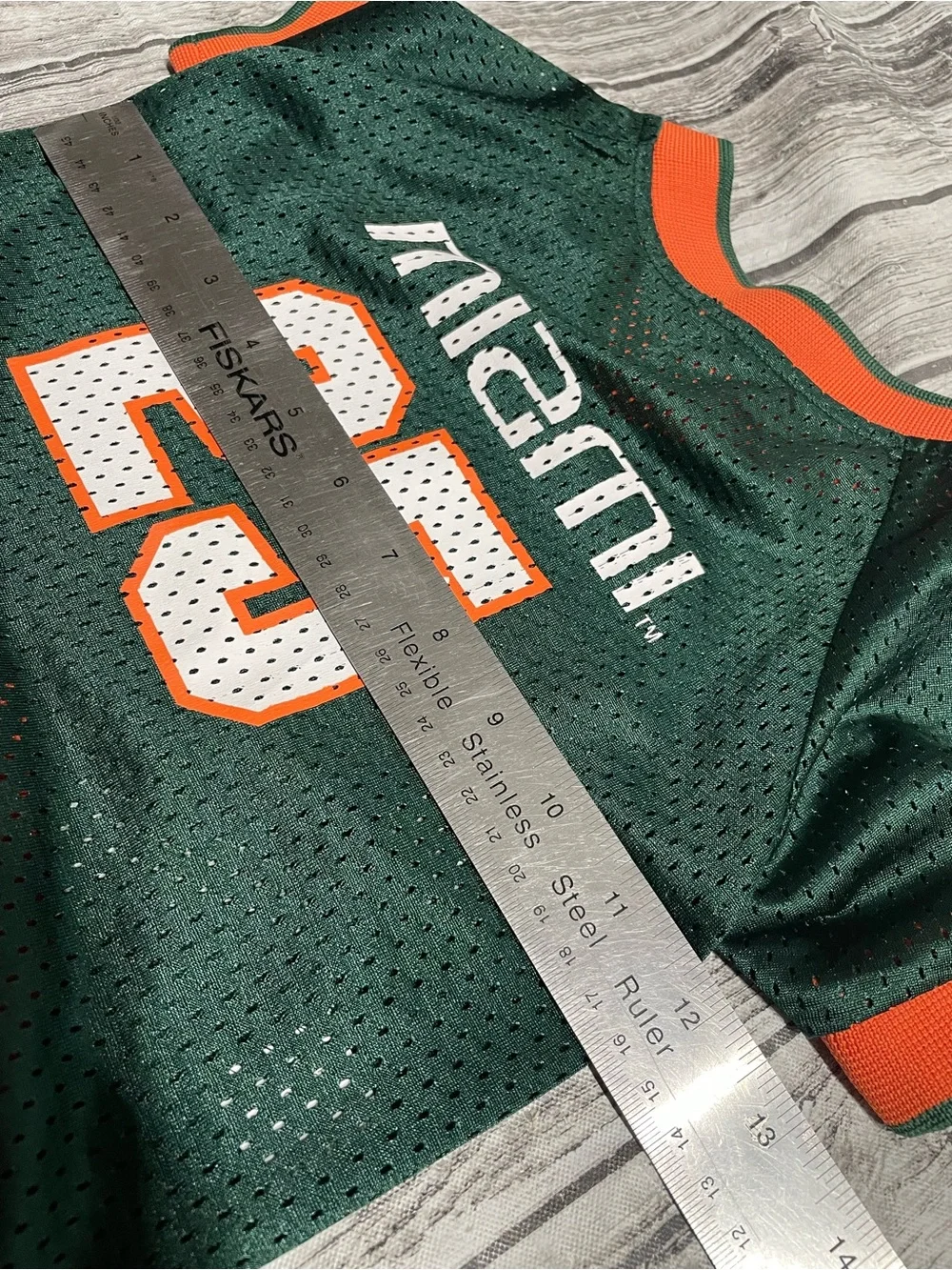 Medium official University of Miami Hurricanes Pet Jersey Excellent Condition
